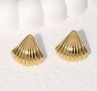 Boucles d'oreilles doré Seashell