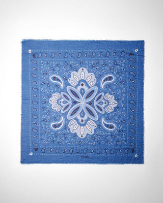 Indira Blue Cashmere Scarf