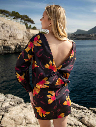 Bloom backless blouse - Ilona