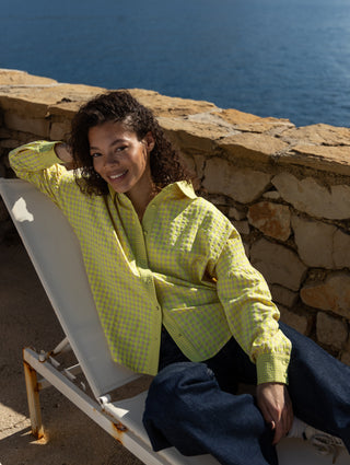 Nina Shirt in Yellow Checks