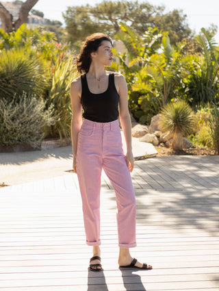 Jean Pyla Rose à rayures