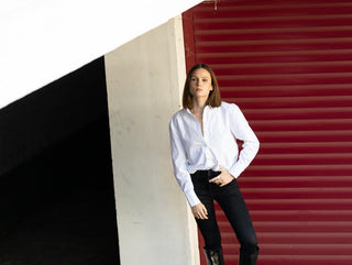 Simone white oversized shirt