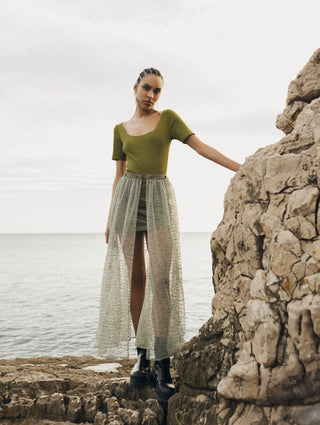 Olive 2-in-1 Capri Skirt