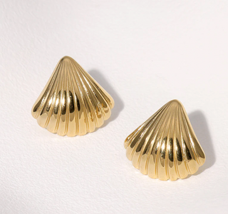 Boucles d'oreilles doré Seashell