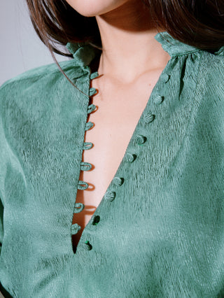 Paros II Blouse Fir Green