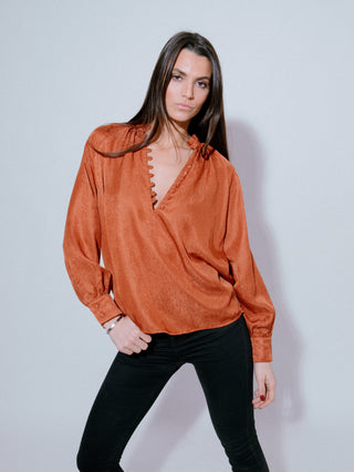 Blouse Paros II Terracotta