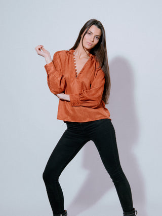 Blouse Paros II Terracotta