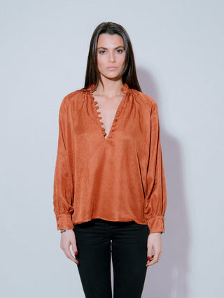 Blouse Paros II Terracotta