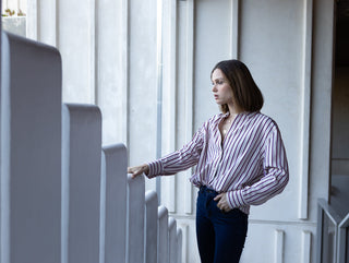 Simone oversized striped shirt