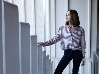 Simone oversized striped shirt