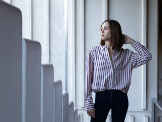 Simone oversized striped shirt